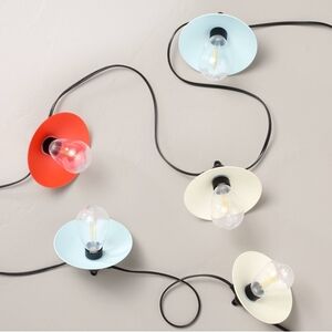 Hearth & Hand With Magnolia 10ct LED Wired Indoor/Outdoor Metal Shade String Lig